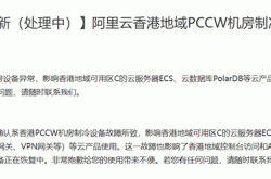 阿里云首次大面积停摆24小时